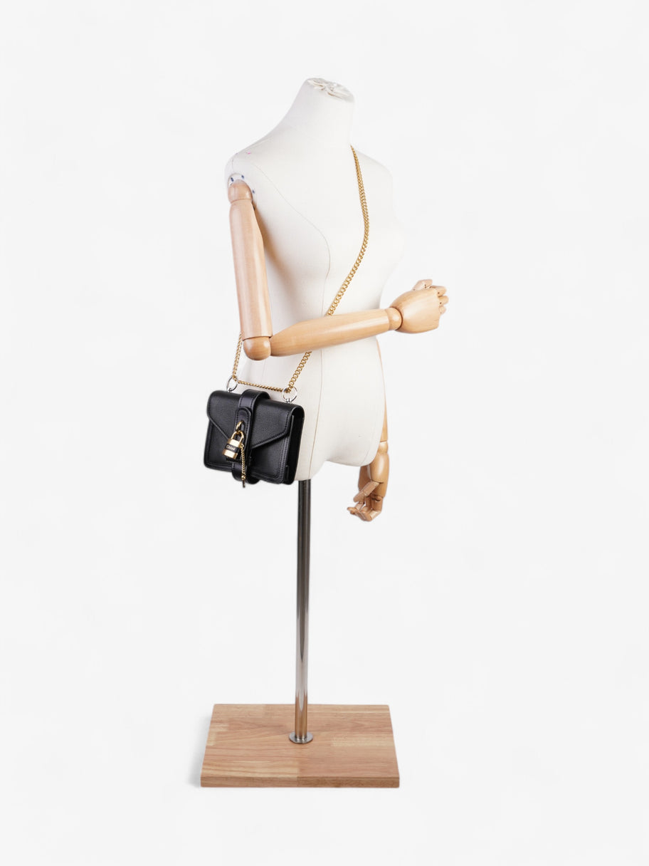 Chloe Aby Chain Black Goatskin Leather Mini Image 2