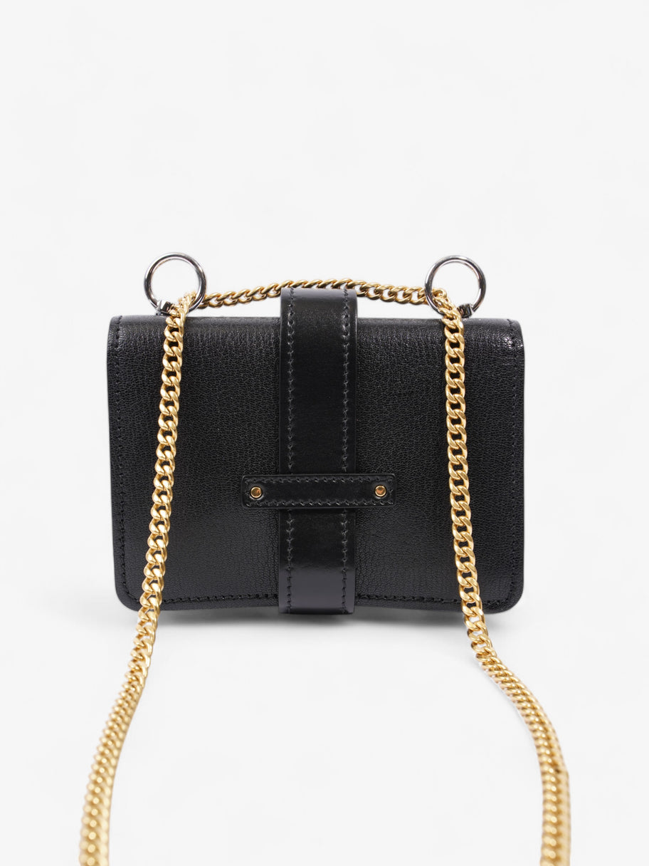 Chloe Aby Chain Black Goatskin Leather Mini Image 4
