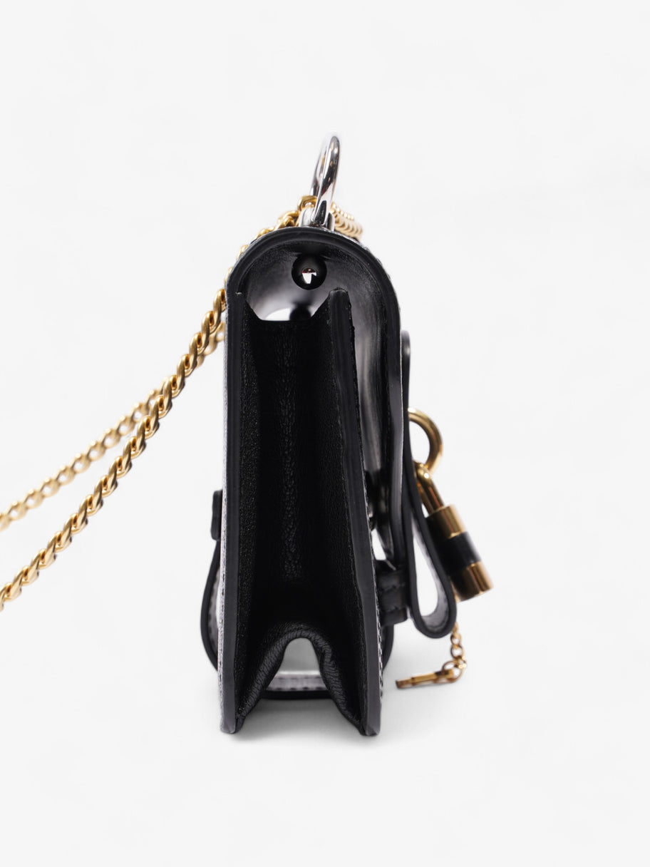 Chloe Aby Chain Black Goatskin Leather Mini Image 5