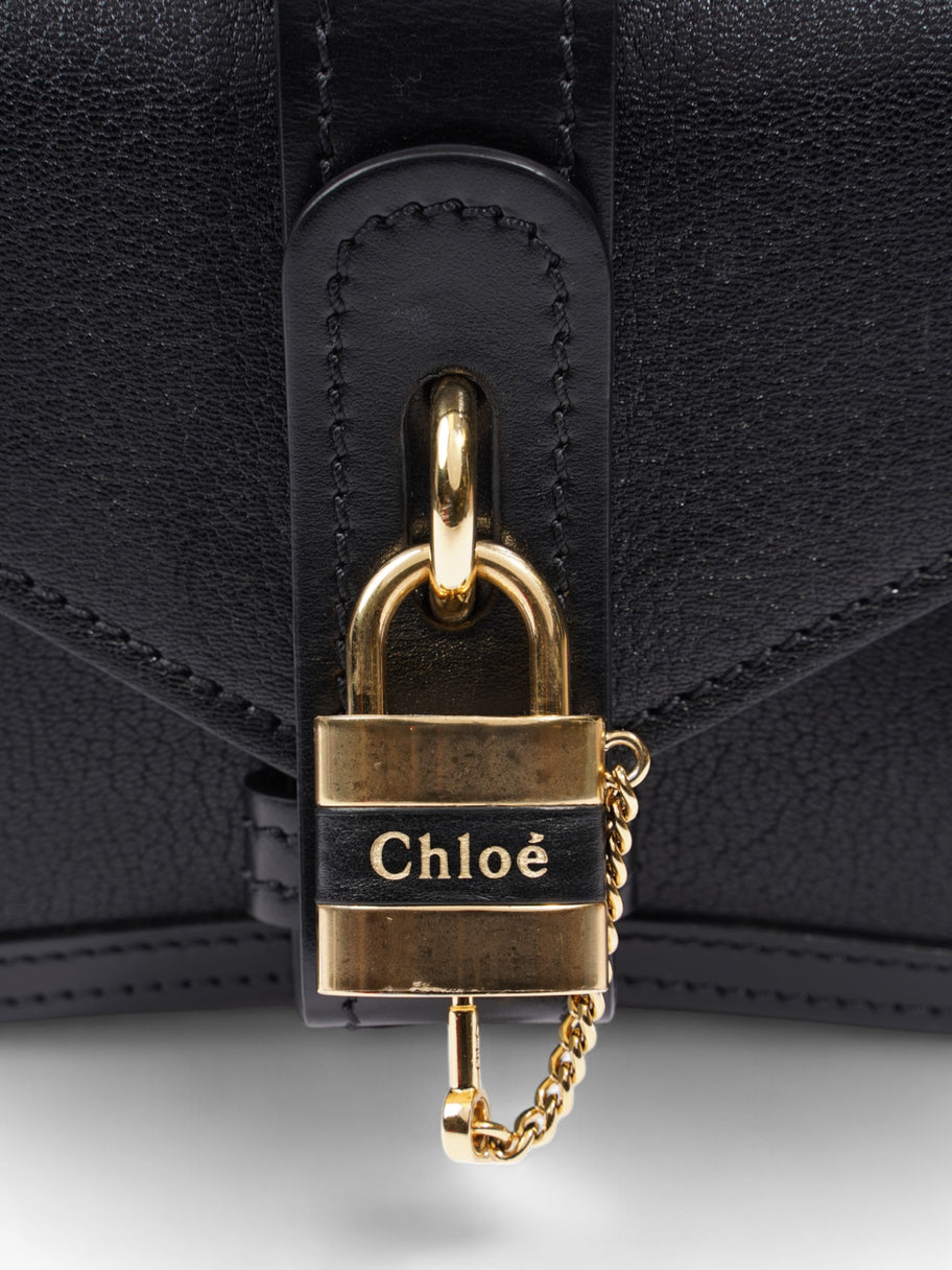 Chloe Aby Chain Black Goatskin Leather Mini Image 7