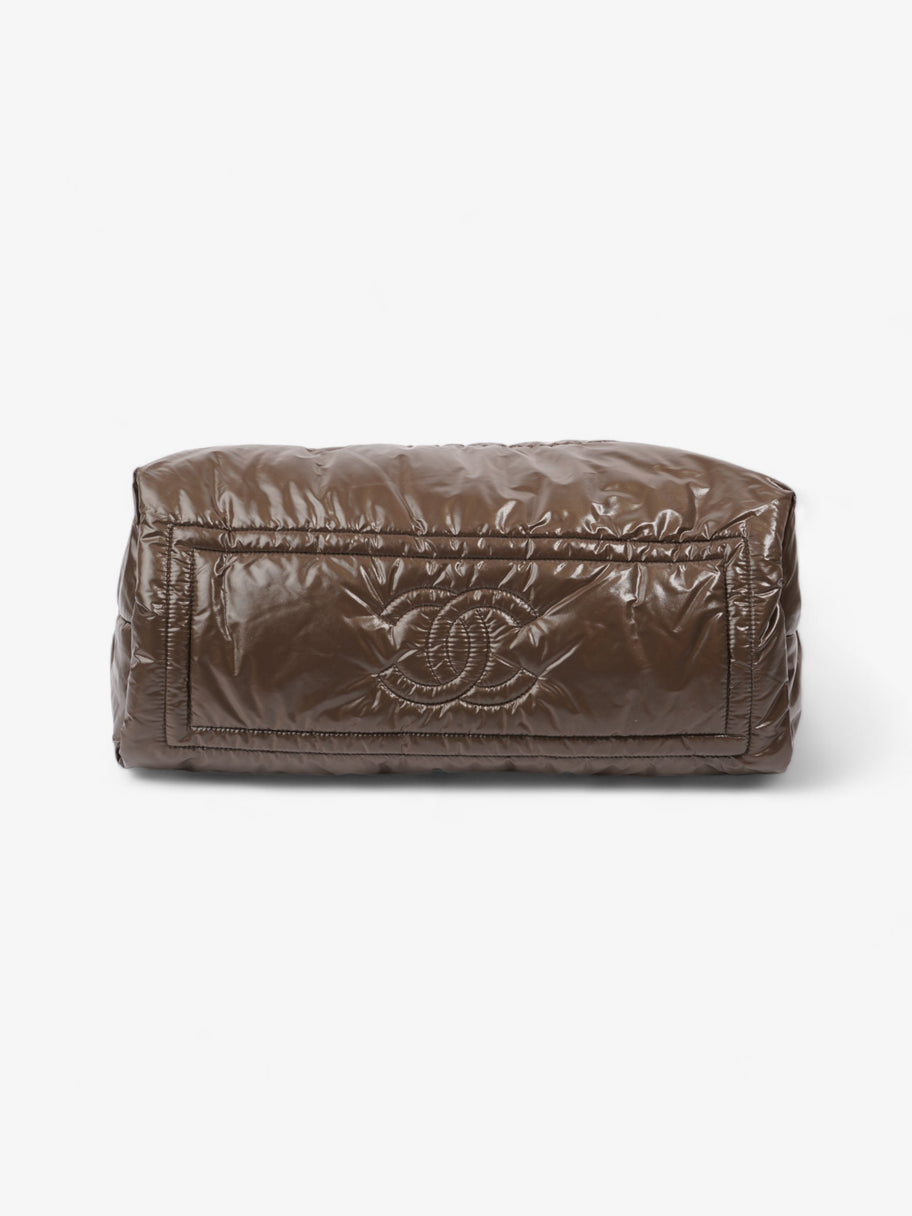 Chanel Coccon Tote Bag Brown Nylon Small Image 6