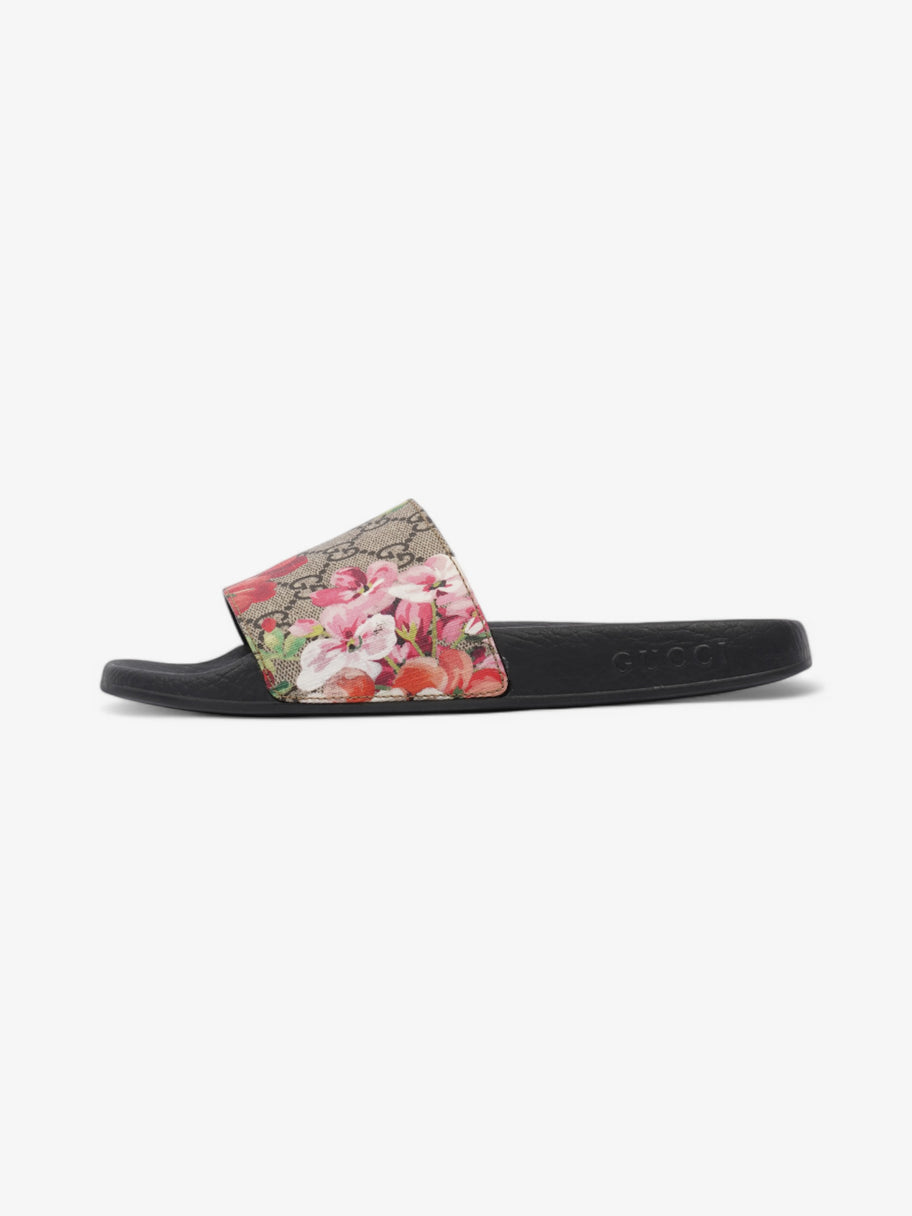 Gucci Supreme Floral Slides Beige  / Floral Coated Canvas EU 38 UK 5 Image 5