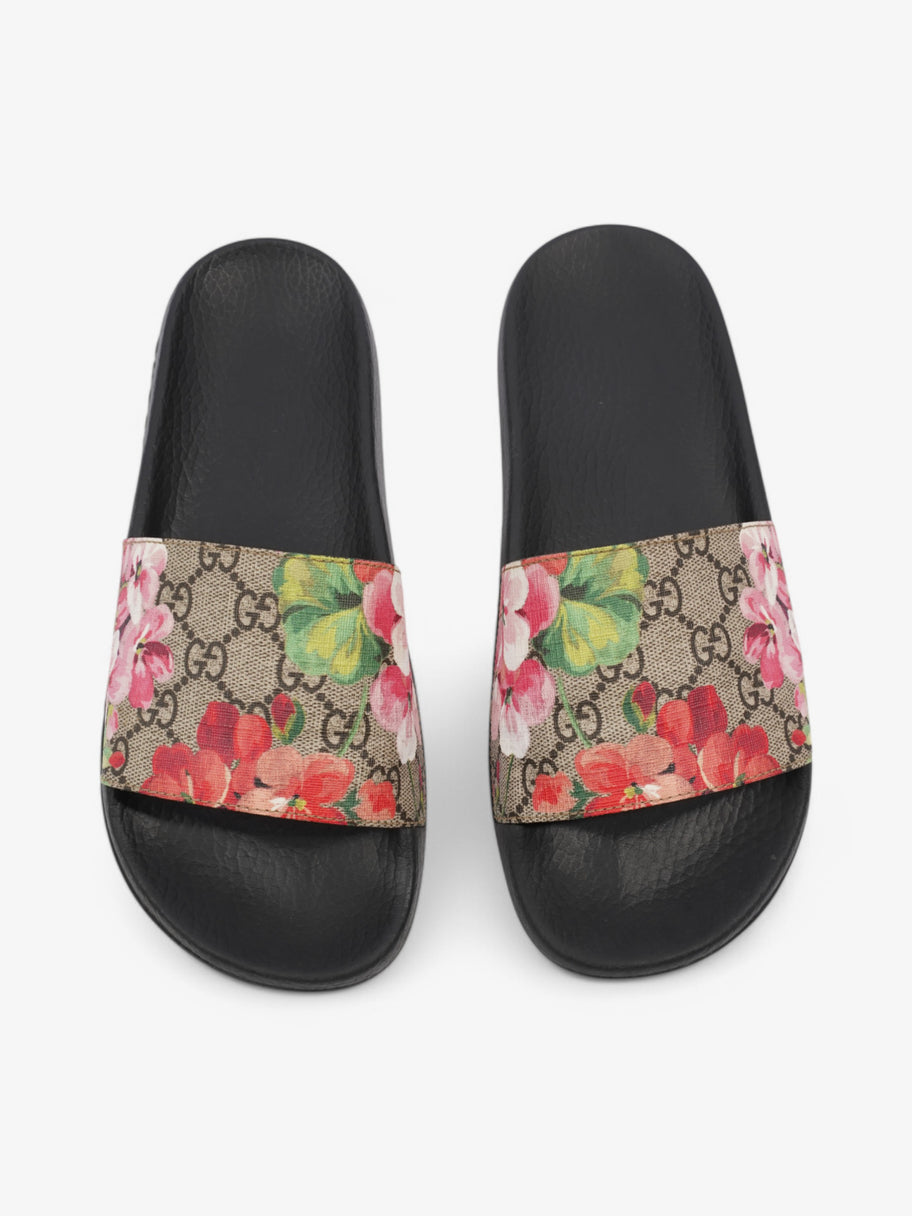 Gucci Supreme Floral Slides Beige  / Floral Coated Canvas EU 38 UK 5 Image 8
