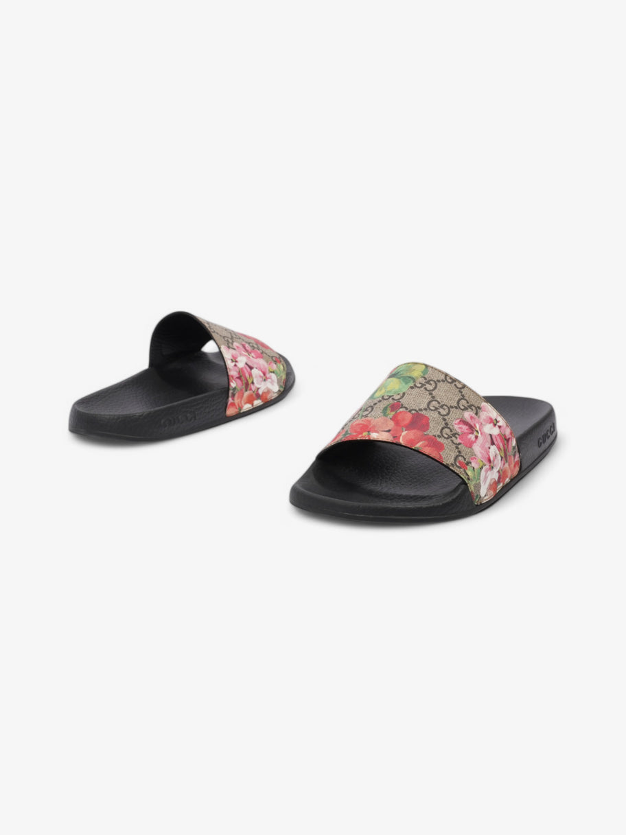 Gucci Supreme Floral Slides Beige  / Floral Coated Canvas EU 38 UK 5 Image 9