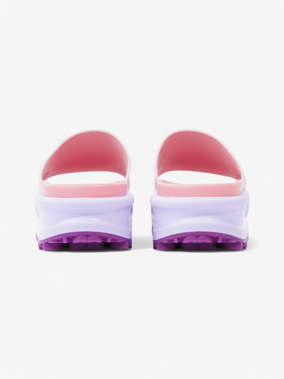Gucci GG-Embossed Rubber Platform Slides Pink / Pastel Rubber EU 39 UK 6 Image 6