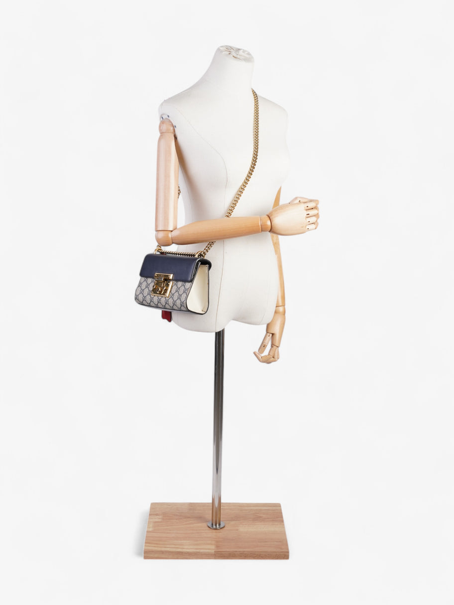 Gucci Padlock GG Supreme / Navy Blue Canvas Small Image 2