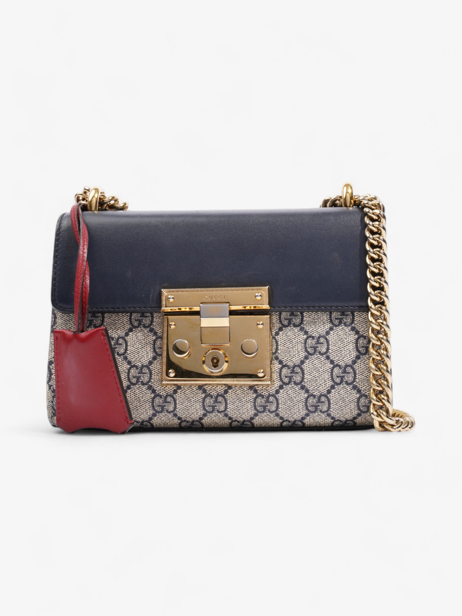 Gucci Padlock GG Supreme / Navy Blue Canvas Small Image 1