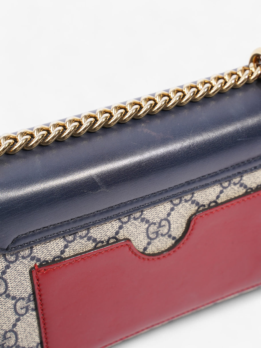 Gucci Padlock GG Supreme / Navy Blue Canvas Small Image 8