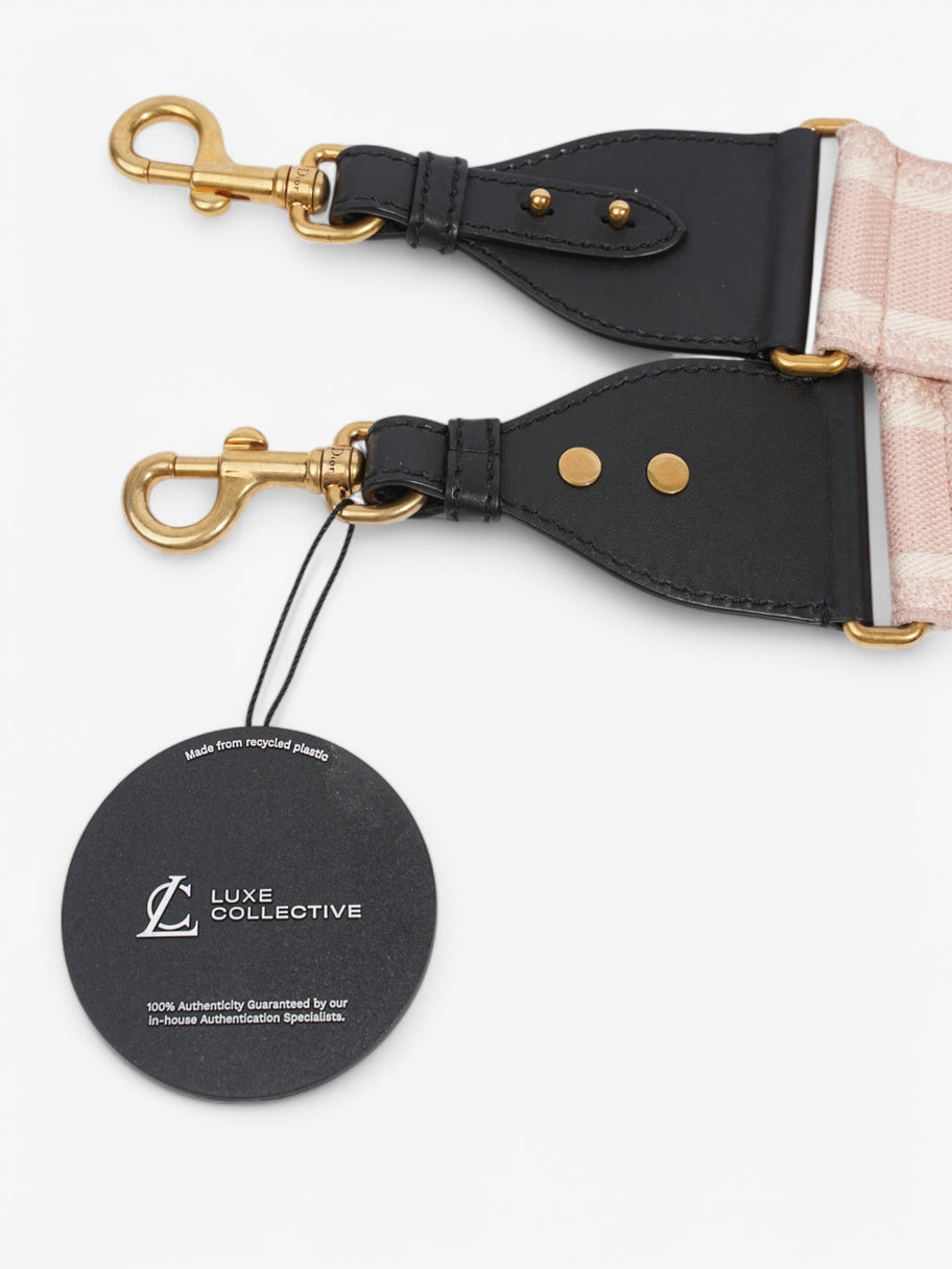 Christian Dior Bag Strap Pink / White / Black Cotton Image 5