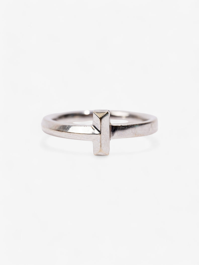  Tiffany and Co T1 Ring Silver White Gold 5.5