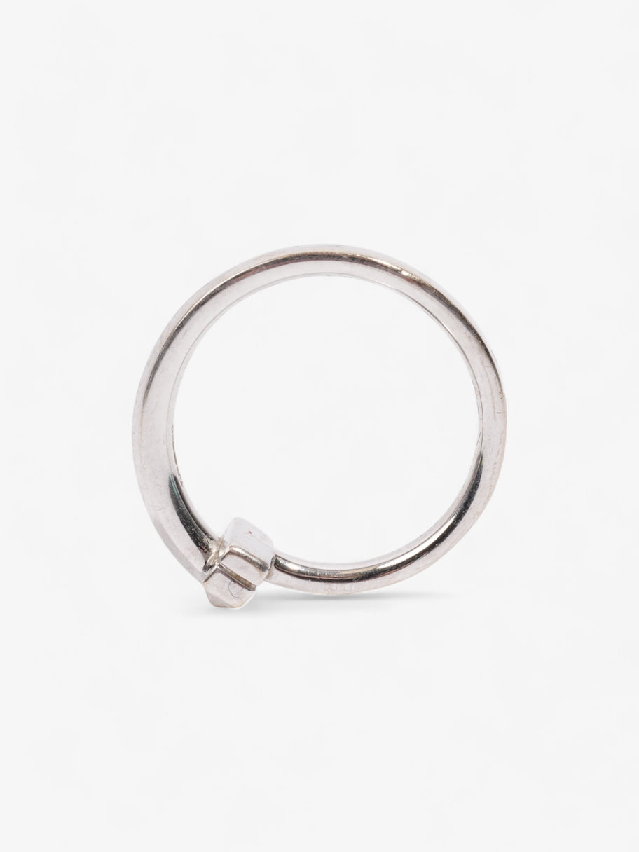 Tiffany and Co T1 Ring Silver White Gold 5.5 Image 4