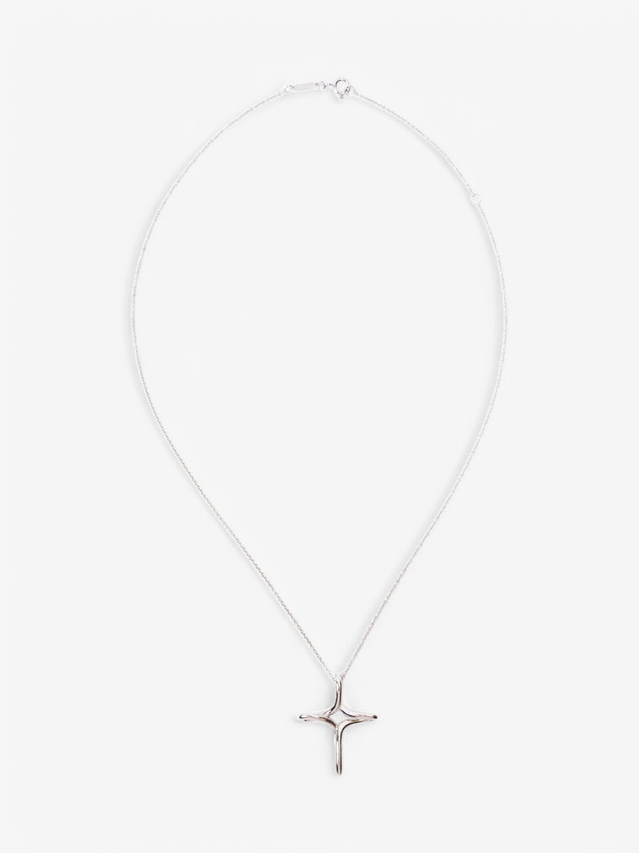 Tiffany and Co Infinity Cross Necklace Silver Silver Sterling One size Image 1