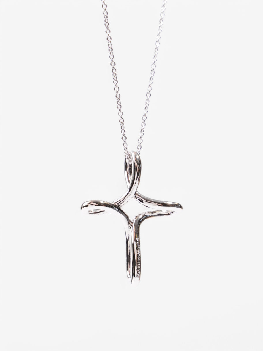 Tiffany and Co Infinity Cross Necklace Silver Silver Sterling One size Image 4