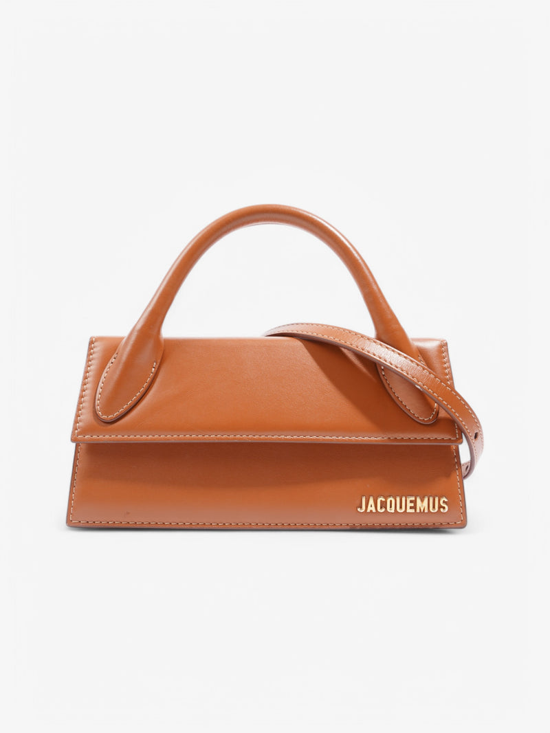  Jacquemus Le Chiquito Long Brown Leather