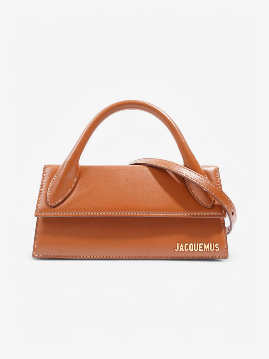 Jacquemus Le Chiquito Long Brown Leather Image 1