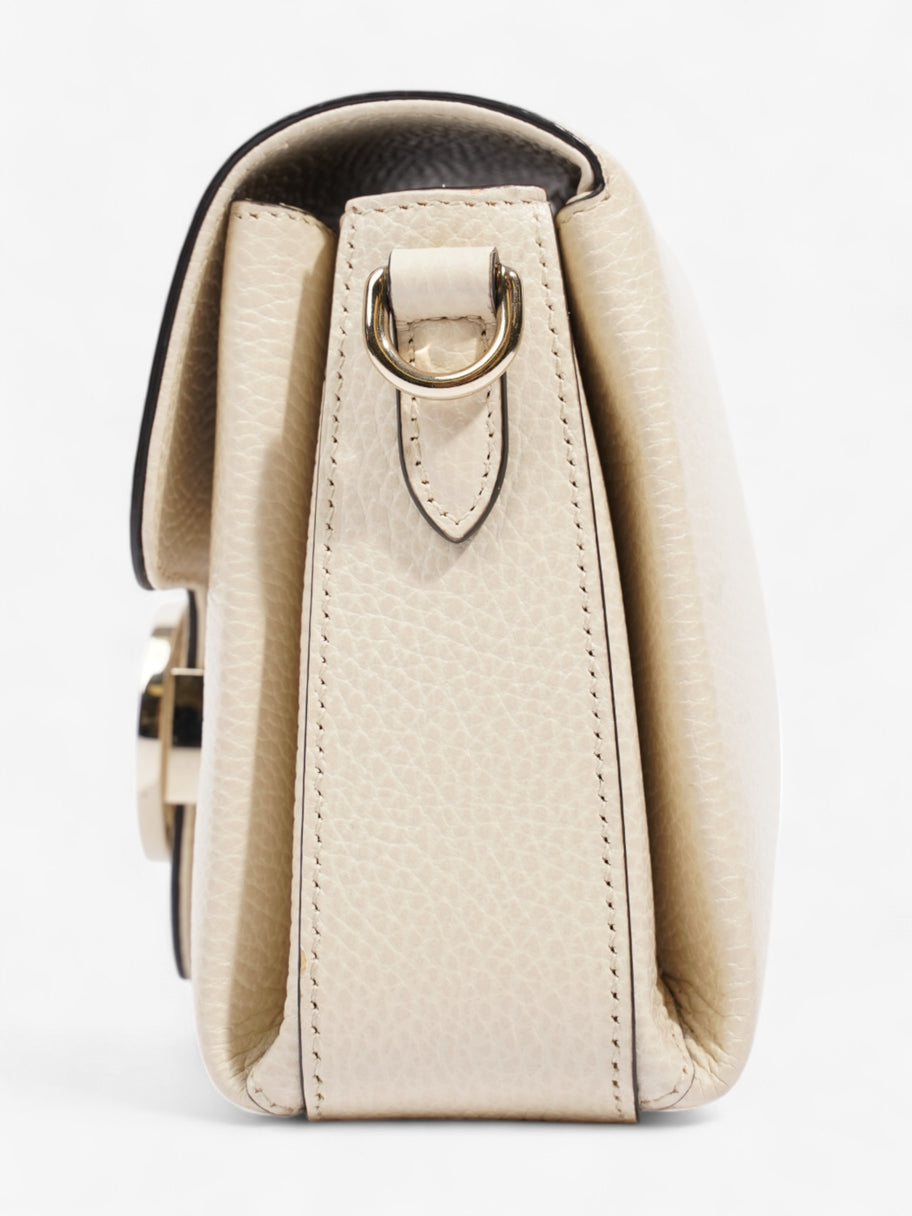 Gucci Interlocking G Dollar Bag Ivory Calfskin Leather Small Image 3