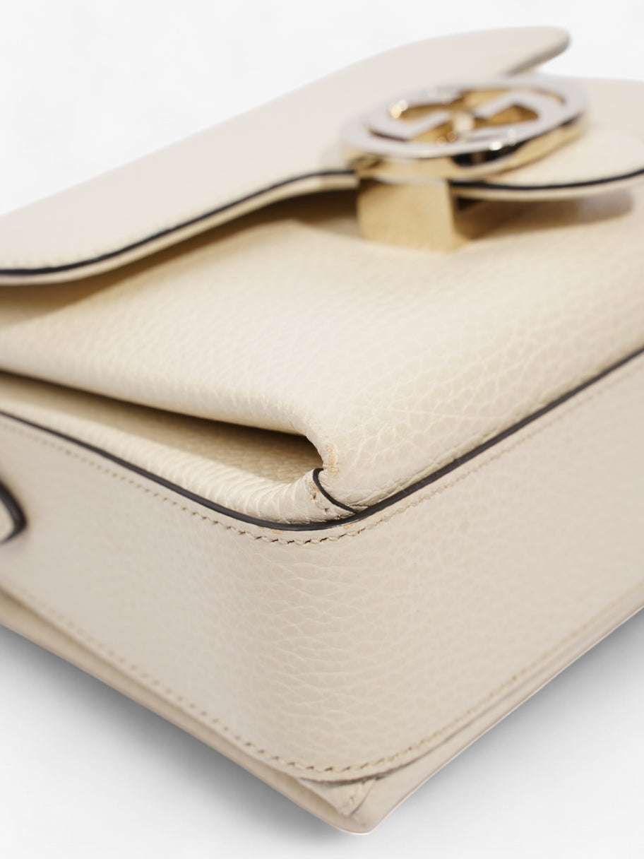 Gucci Interlocking G Dollar Bag Ivory Calfskin Leather Small Image 8