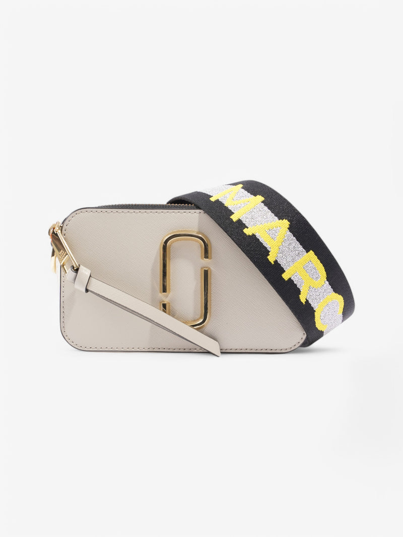  Marc Jacobs Snapshot Bag Beige  / White / Pink Leather