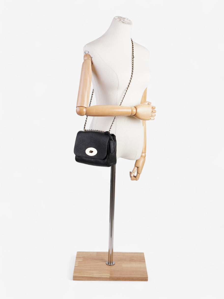 Mulberry Lily Black Goatskin Leather Image 2