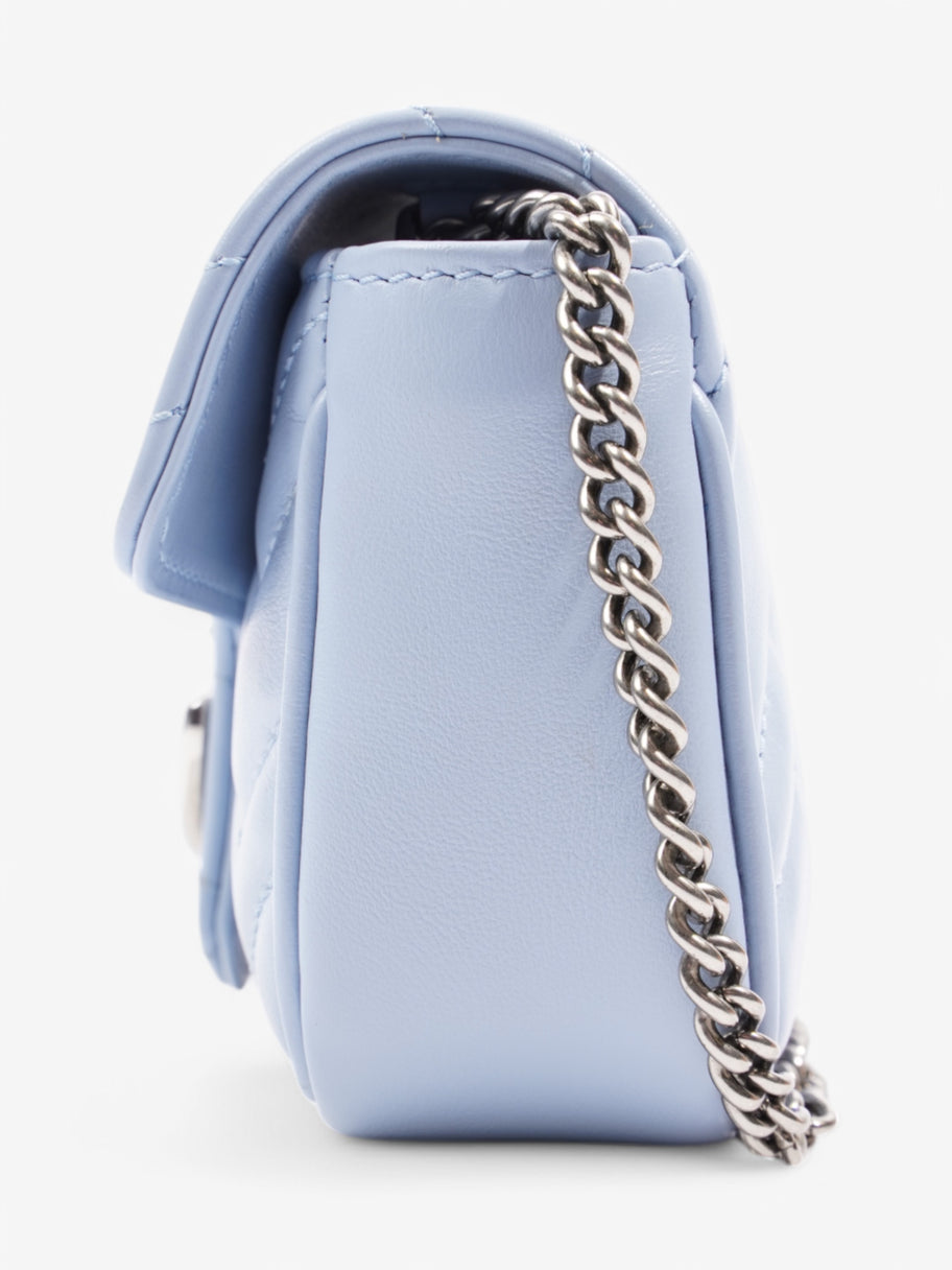 Gucci Marmont Flap Light blue Leather Super Mini Image 3