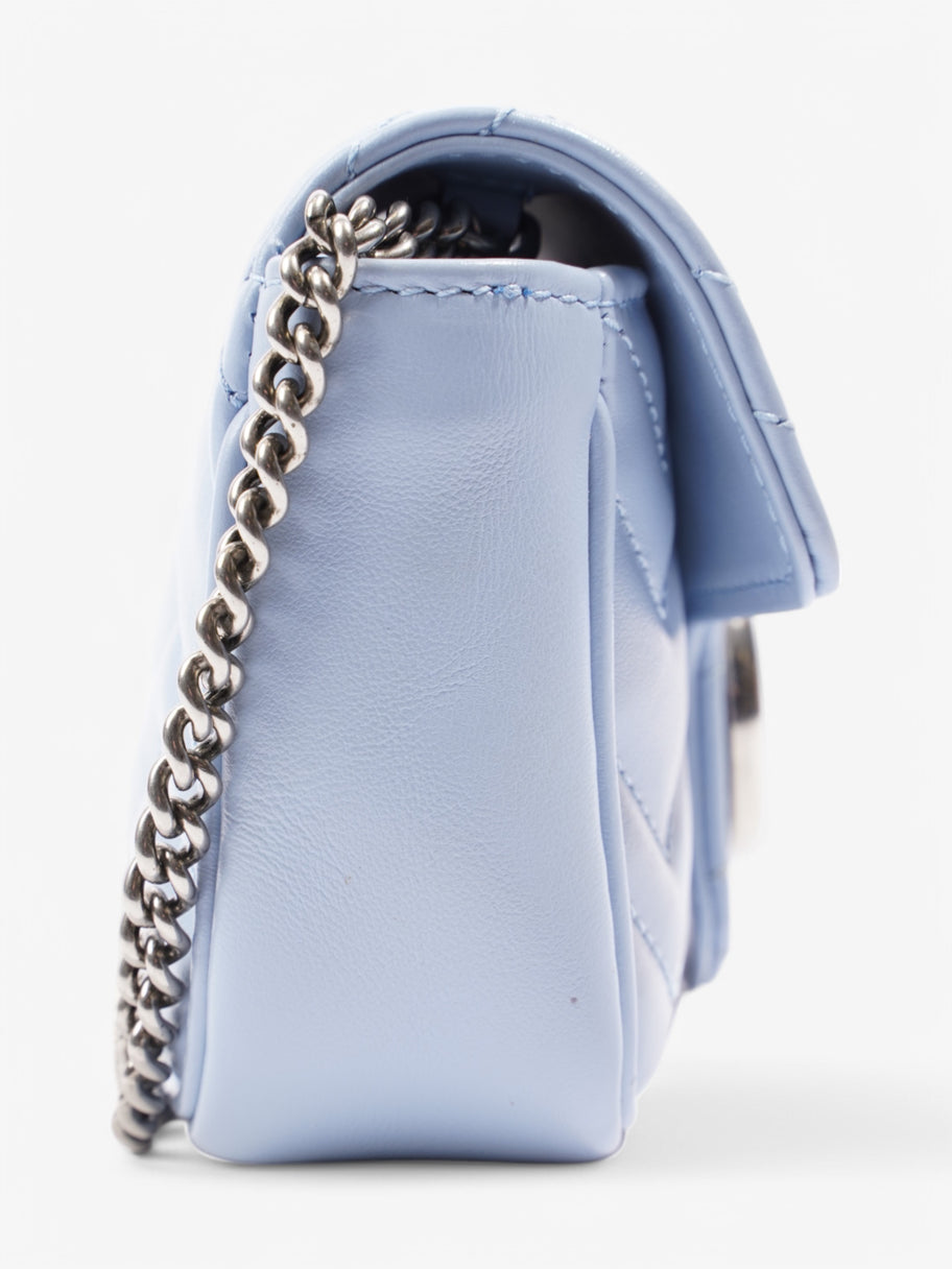 Gucci Marmont Flap Light blue Leather Super Mini Image 5