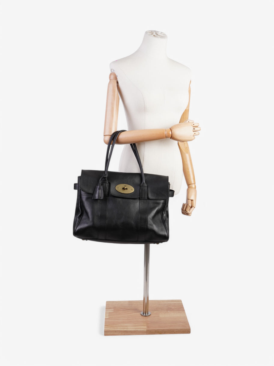 Mulberry Bayswater Black Leather Large Image 2