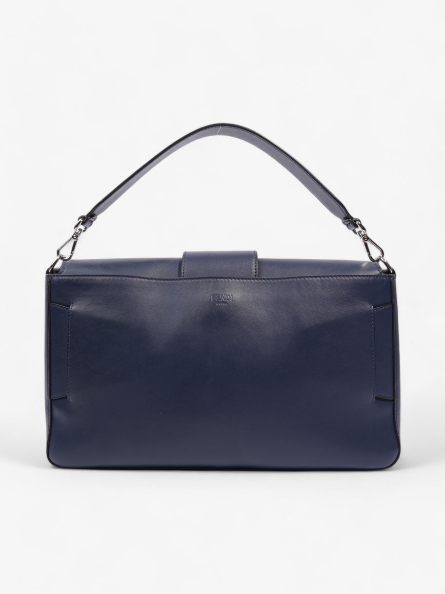 Fendi Baguette Navy Leather Image 4