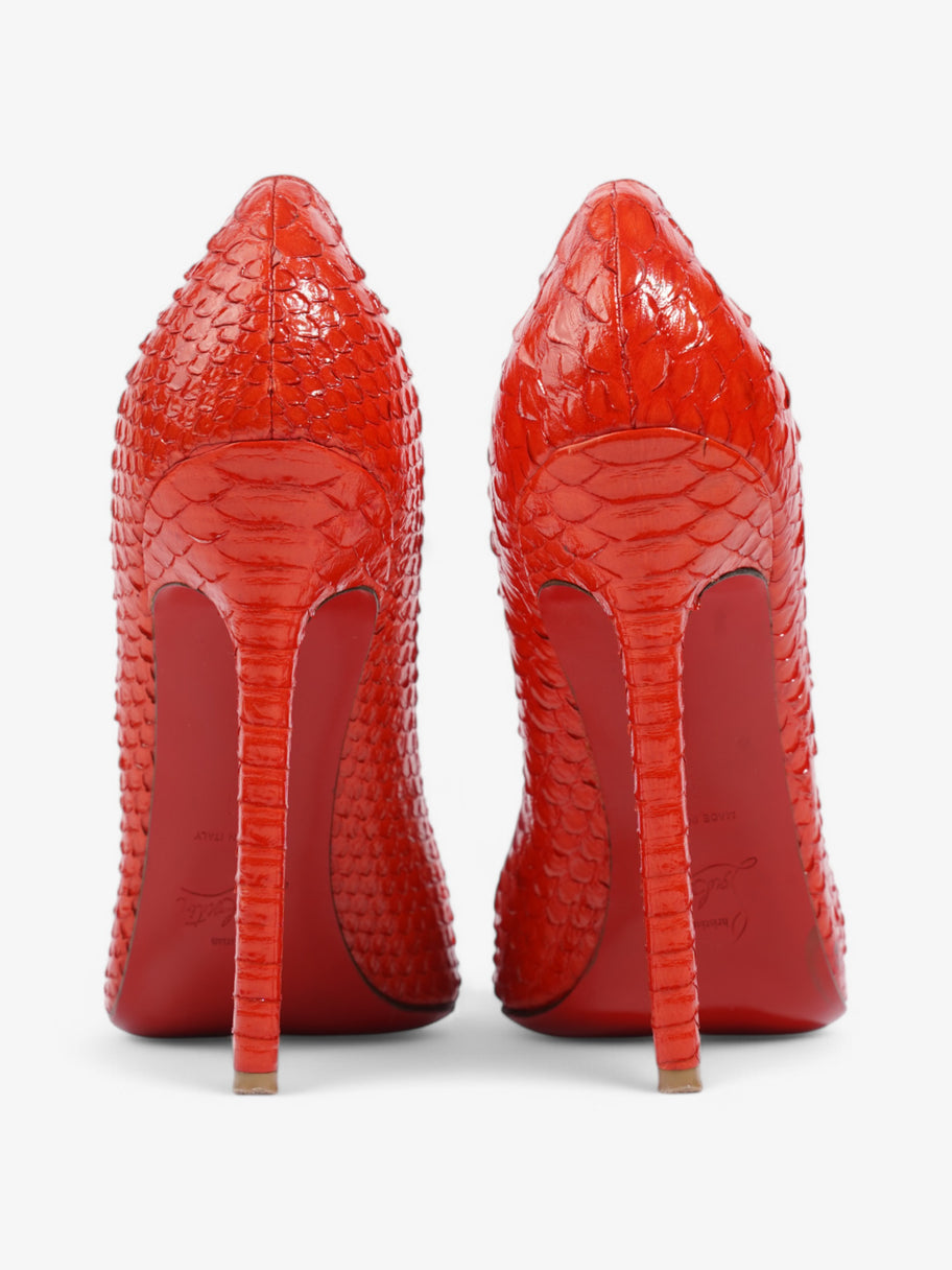 Christian Louboutin So Kate 120 Red Crocodile Leather EU 41 UK 8 Image 6