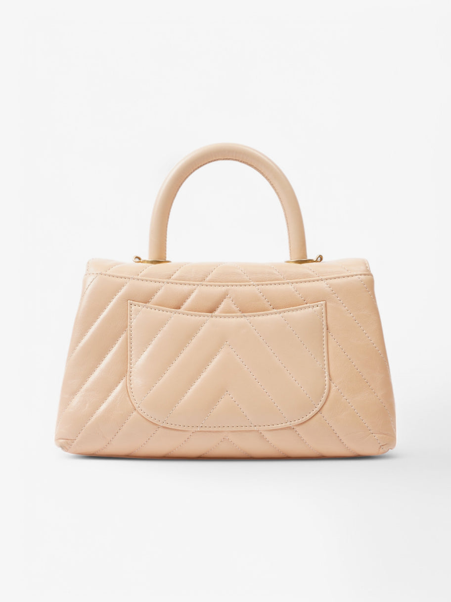 Chanel Coco Handle Flap Nude Lambskin Leather Mini Image 4