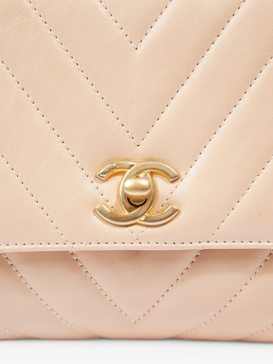 Chanel Coco Handle Flap Nude Lambskin Leather Mini Image 7