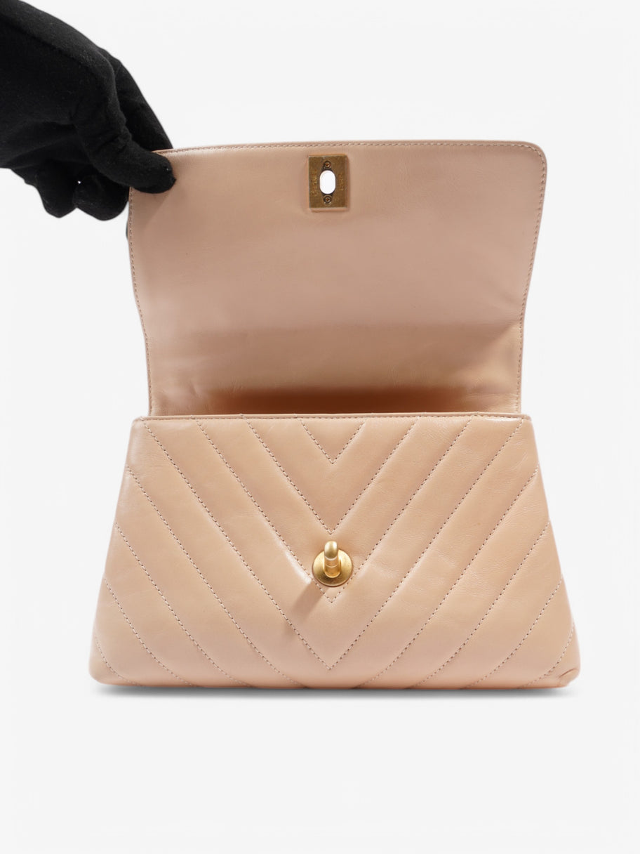 Chanel Coco Handle Flap Nude Lambskin Leather Mini Image 8