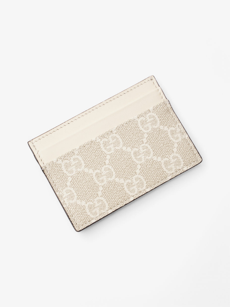 Gucci Card Holder Cream Coated Canvas Image 3