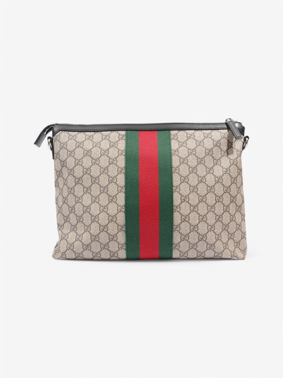 Gucci Messenger Bag Supreme / Red / Green Coated Canvas Image 4