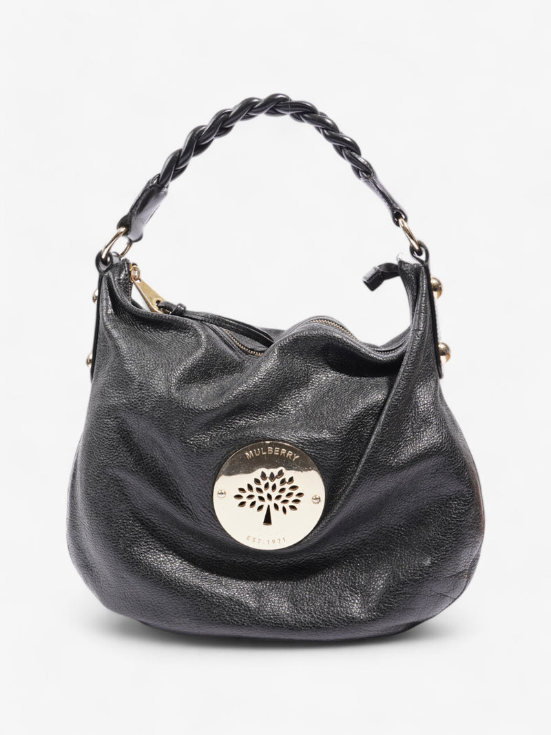  Mulberry Daria Hobo Black Leather
