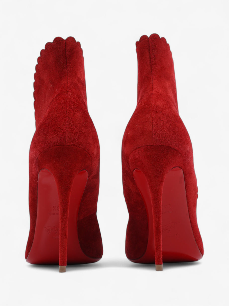 Christian Louboutin Pijonina Pumps 100 Red Suede EU 38.5 UK 5.5 Image 6