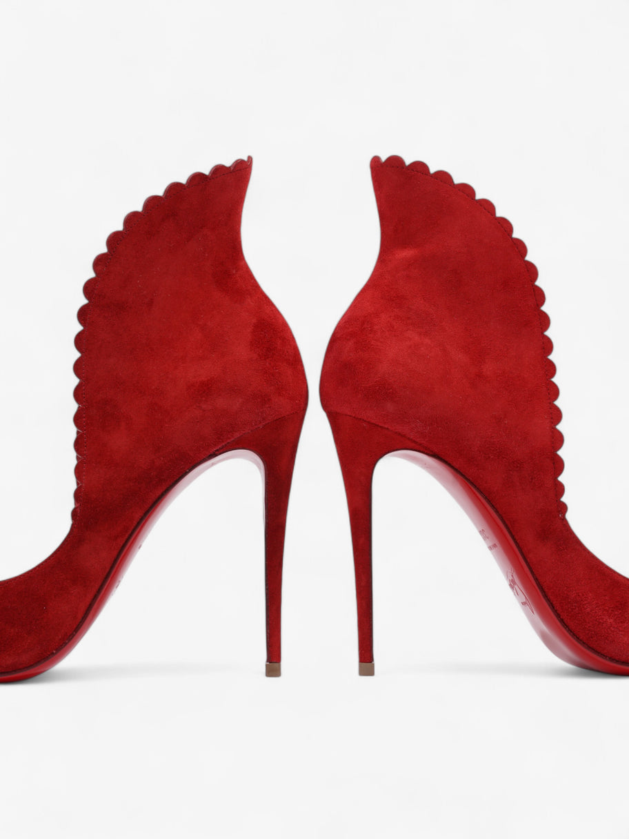 Christian Louboutin Pijonina Pumps 100 Red Suede EU 38.5 UK 5.5 Image 9