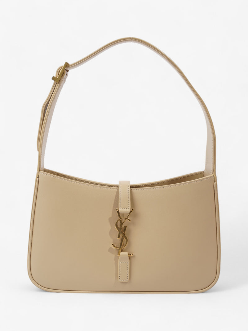  Saint Laurent Le 5 a 7 Hobo Nude Calfskin Leather