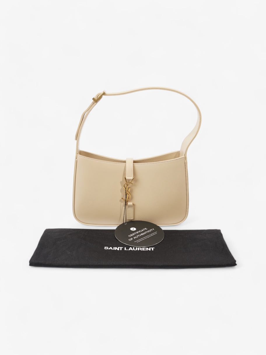 Saint Laurent Le 5 a 7 Hobo Nude Calfskin Leather Image 9