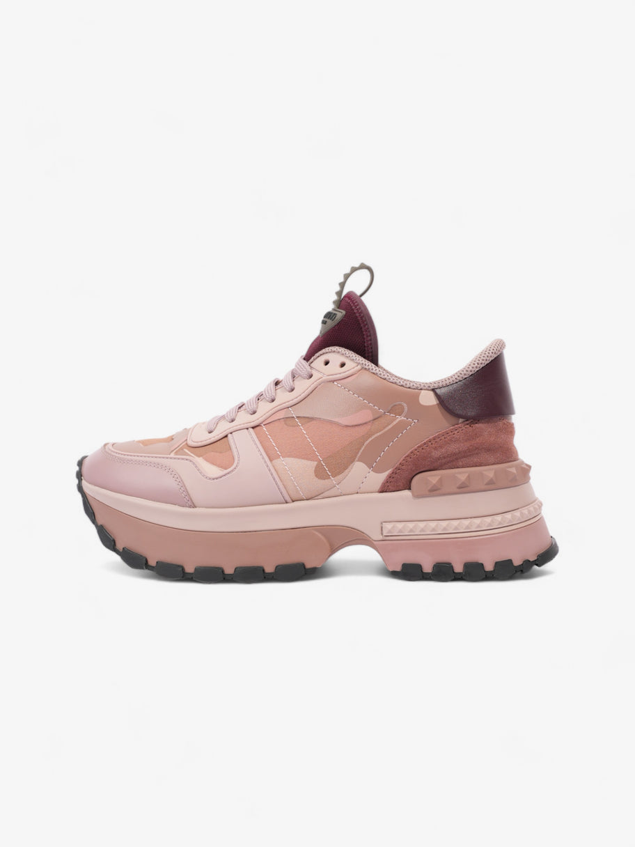 Valentino Rockrunner Up Sneakers Pink / Burgundy Suede EU 39 UK 6 Image 5