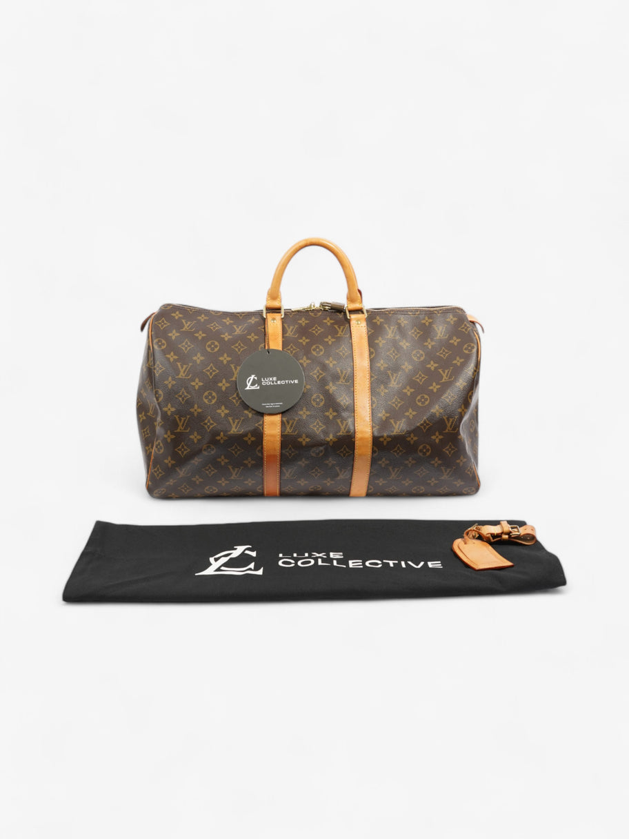 Louis Vuitton Keepall Monogram Coated Canvas 50 Image 8
