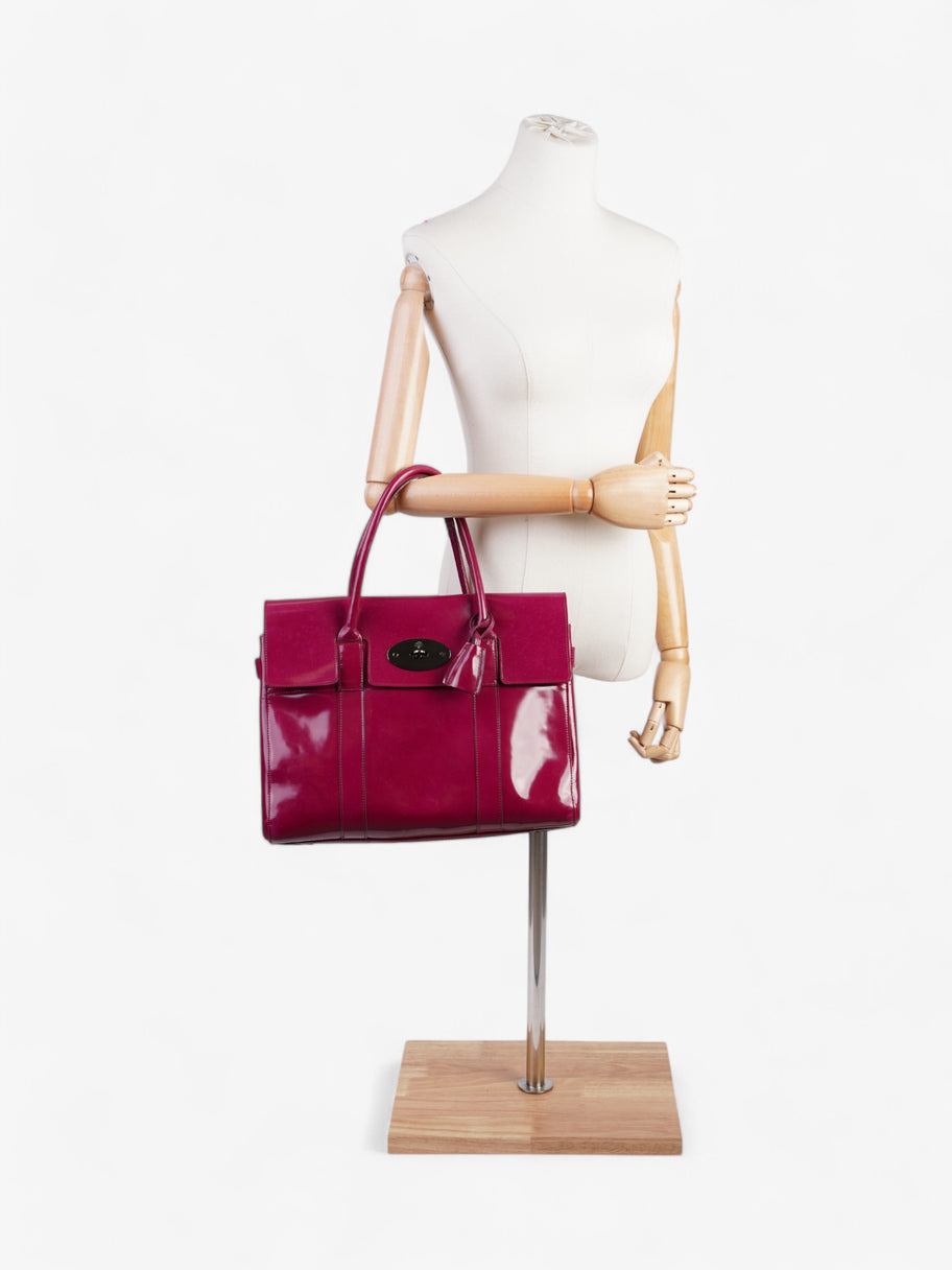 Mulberry Bayswater Grape Patent Leather Image 2