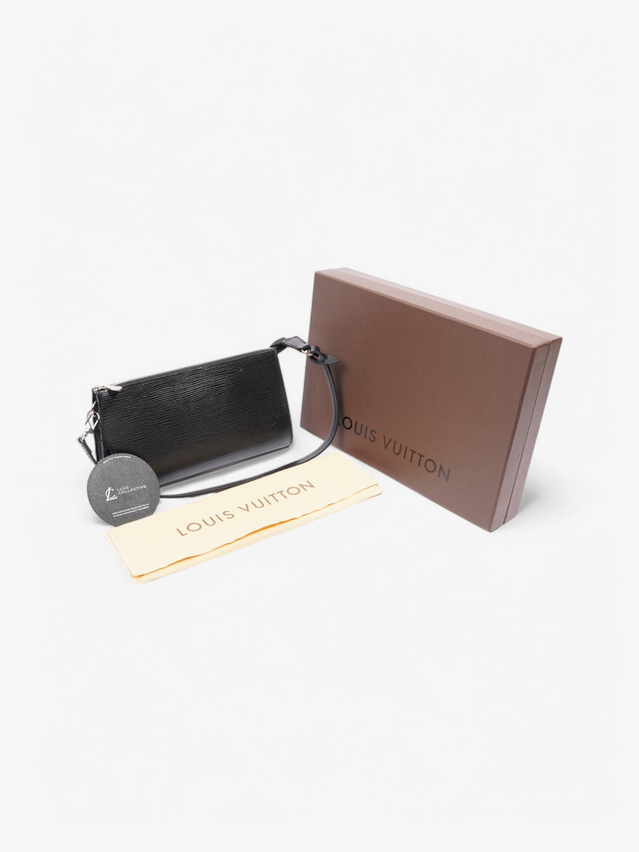 Louis Vuitton Pochette Accessoires Black Epi Leather Image 9
