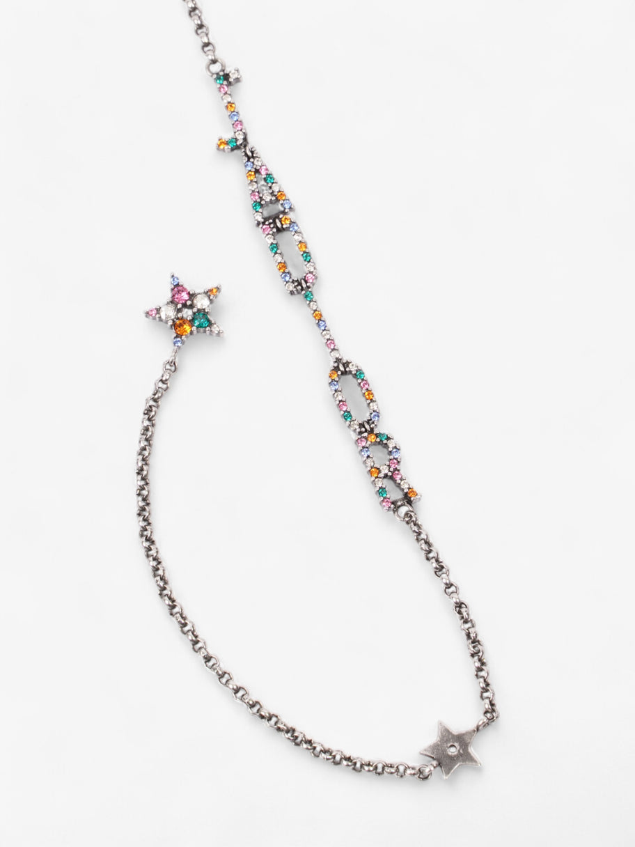Christian Dior Jadior necklace Gunmetal Base Metal Image 2
