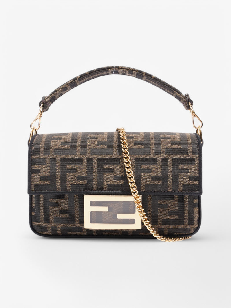  Fendi Baguette  Black / Brown Canvas