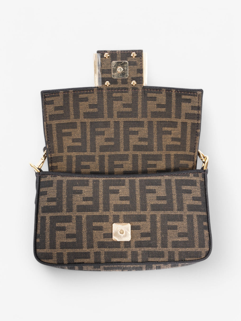 Fendi Baguette  Black / Brown Canvas Image 8