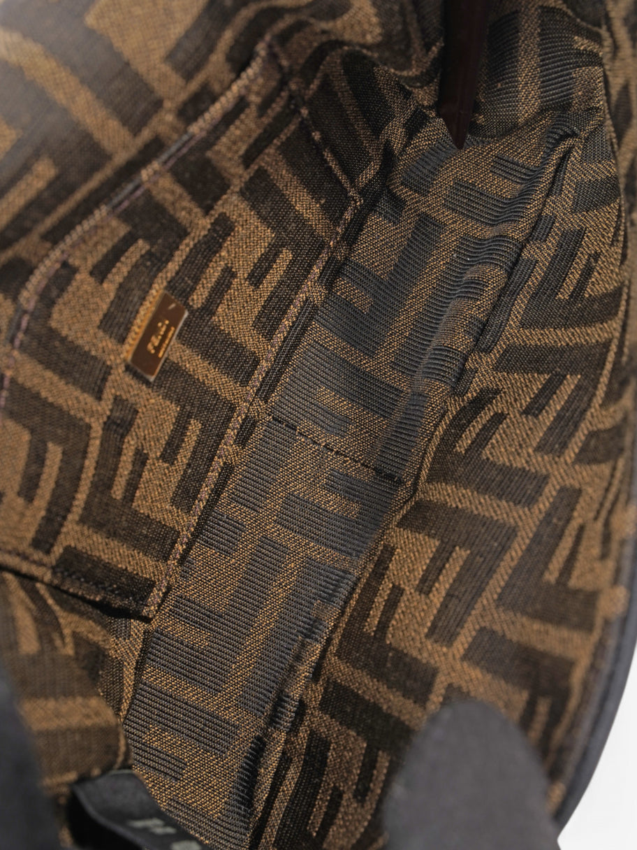 Fendi Baguette  Black / Brown Canvas Image 9