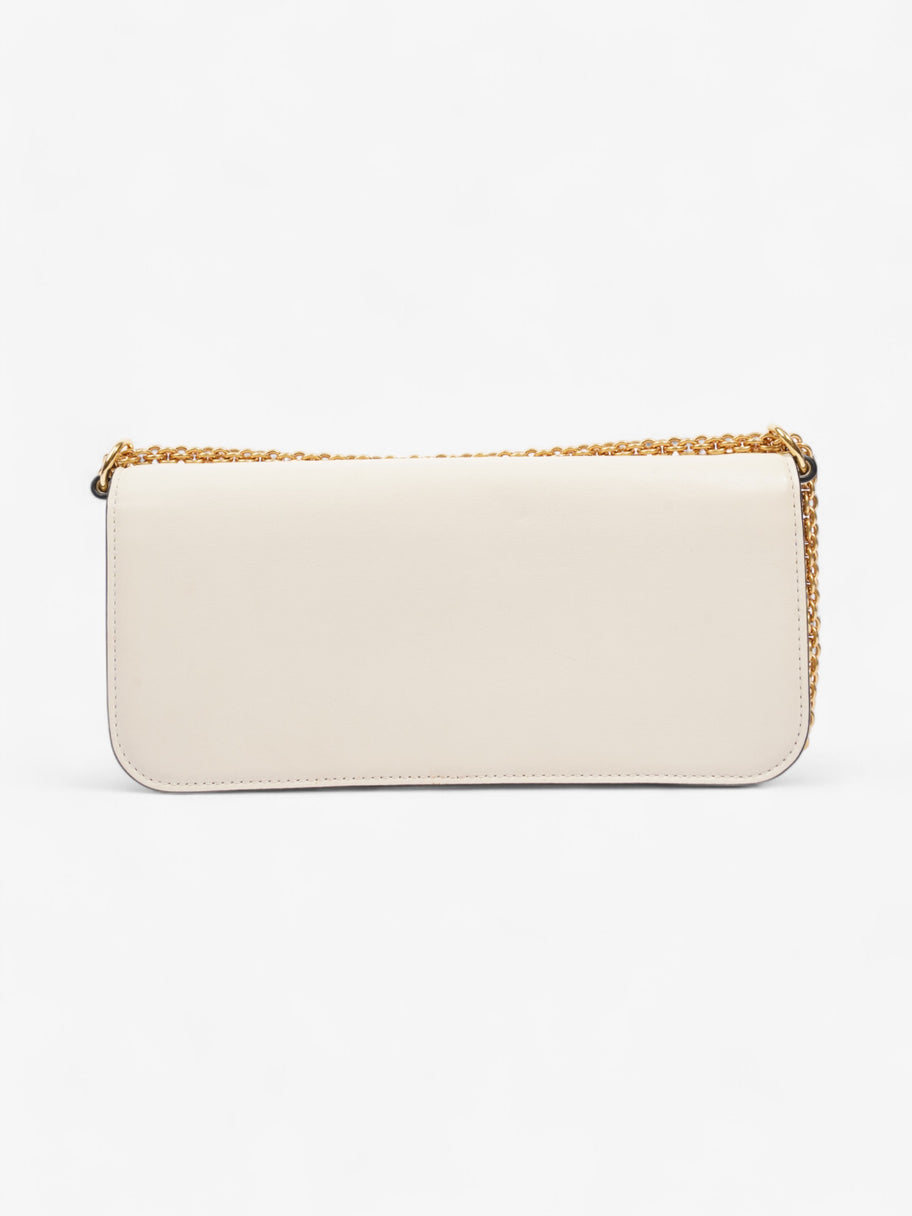 Valentino VLogo Loco Shoulder Bag Ivory Calfskin Leather Image 4