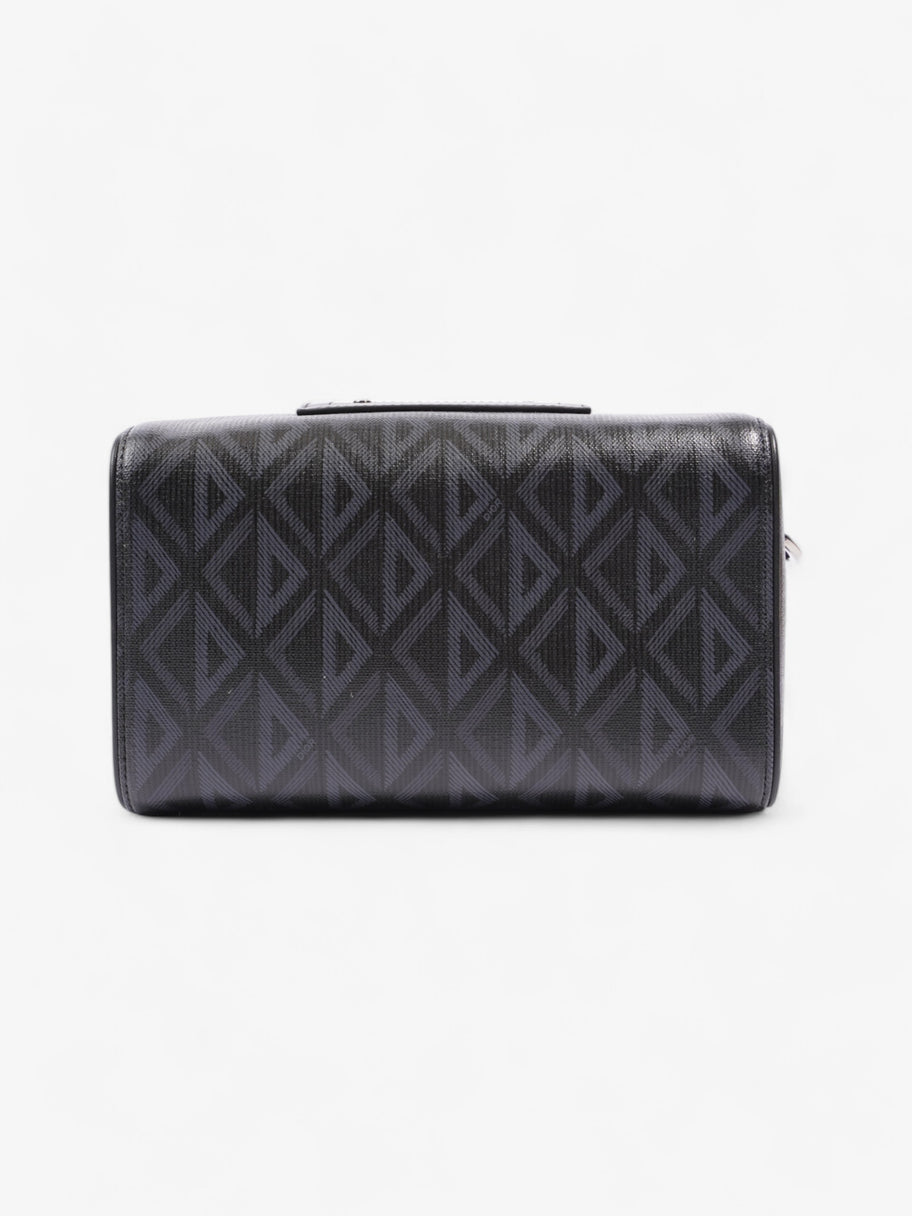 Christian Dior Pouch Saddle Duffle Black Coated Canvas Image 4