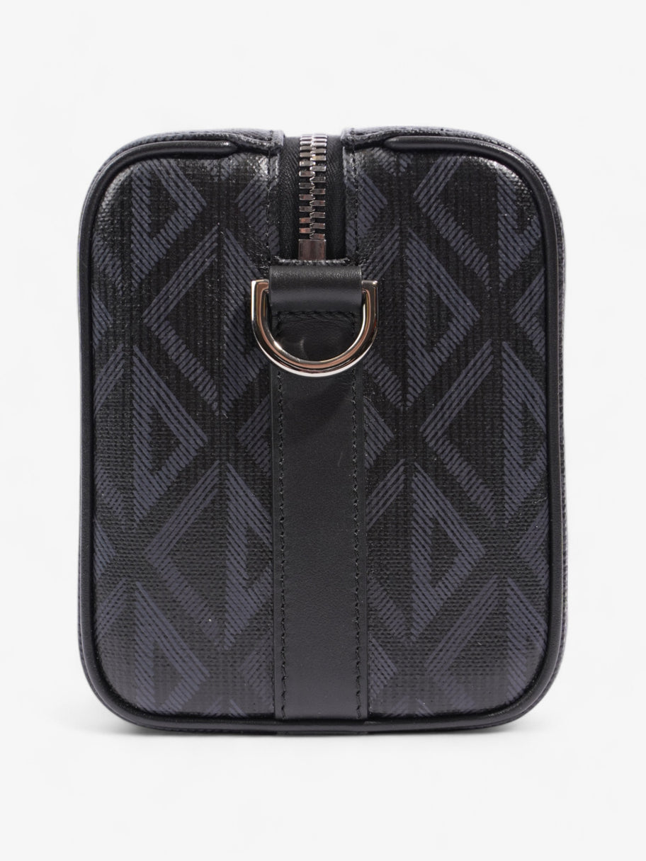 Christian Dior Pouch Saddle Duffle Black Coated Canvas Image 5