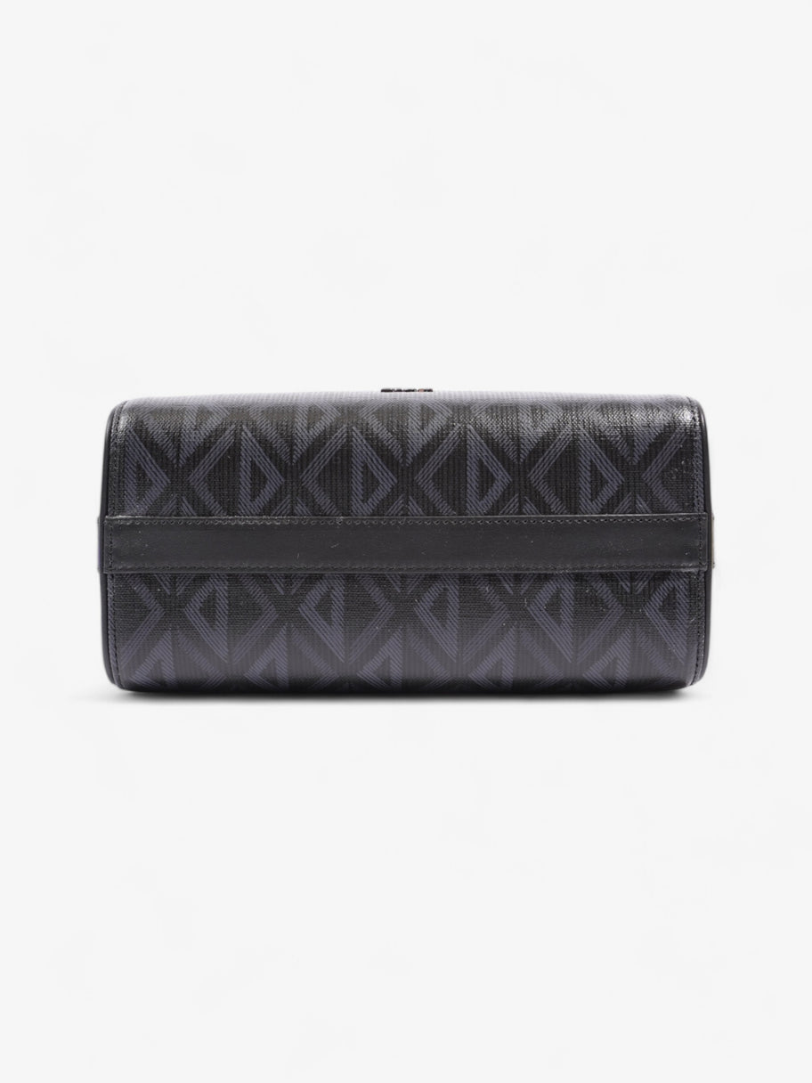 Christian Dior Pouch Saddle Duffle Black Coated Canvas Image 6